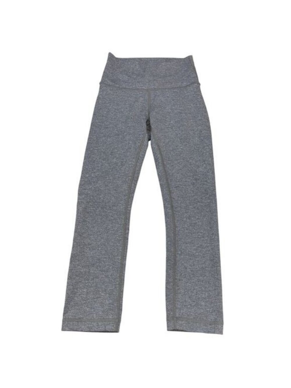 Lululemon Wunder Under Crop Hi-Rise Luxtreme 21" Heathered Black Grey - Picture 3 of 6